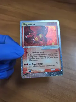 Magmar ex 100/109 Ruby and Sapphire UR Holo Pokemon VLP/NM - Image 2