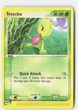 Treecko 80/97 Common Dragon Pokemon Near Mint - Image 1