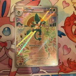 Pokemon TCG Simisage 090/086 SV11B: Black Bolt Holo Illustration Rare MINT/NM - Image 1