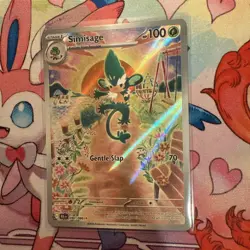 Pokemon TCG Simisage 090/086 SV11B: Black Bolt Holo Illustration Rare MINT/NM - Image 3