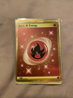 2023 Pokemon SV Obsidian Flames Basic Fire Energy #230/197 - Image 1