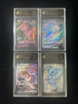 2025 Pokemon S-Chinese Mew Holo SSR 151C 188/151 RPA 10 Pristine Lot*4 LT97 - Image 1