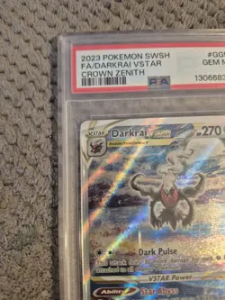 Pokemon Darkrai VSTAR GG50/GG70 SWSH Crown Zenith Holo PSA 10 - Image 3