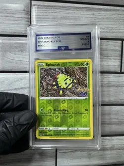 Pokemon TCG Spinarak (Ditto) 006/078 Pokemon GO Reverse Holo Flawless Grading - Image 1