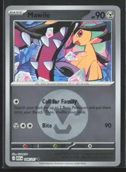 144/217 Mawile - Ascended Heroes - Reverse Holo Energy Symbol NM Pokemon - Image 1