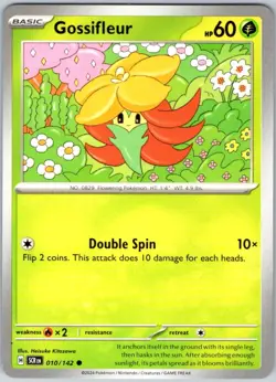 Gossifleur 010/142 Near Mint SV07: Stellar Crown Pokemon Shipnow - Image 1