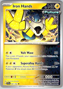 Iron Hands 061/162 Near Mint SV05: Temporal Forces Pokemon Shipnow - Image 1