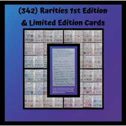 342 YuGiOh ALL Limited Edition Rare Super Ultra Secret Cards 1st Edition Cards - Image 1