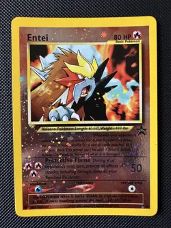 Entei - Wizards Black Star Promo #34 - 2001 - Pokemon Card - Image 1