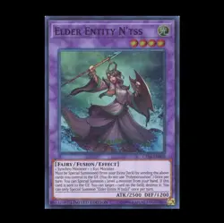 1996 Yu-Gi-Oh! Limited Edition Elder Entity N'tss Card CT14-EN009 Super Rare - Image 1