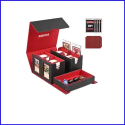 Ultimate Commander Deck Box for Card Collectors - 4 Magnetic Holders Included - Image 1