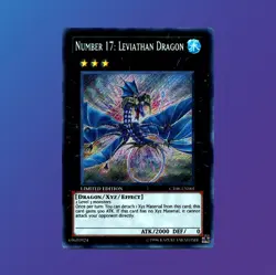 Yu-Gi-Oh! Limited Edition Number 17 Leviathan Dragon Card CT08-EN001 Secret Rare - Image 1