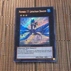Yu-Gi-Oh! Limited Edition Number 17 Leviathan Dragon Card CT08-EN001 Secret Rare - Image 2