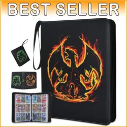 Waterproof Card Binder Holder with 50 Sleeves - Ideal for Young Collectors - Image 1