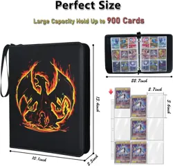 Waterproof Card Binder Holder with 50 Sleeves - Ideal for Young Collectors - Image 4
