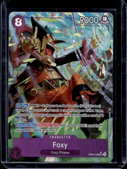 2026 One Piece Azure Seas Seven Foxy Alt Art #EB04-036 - Image 1