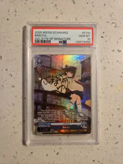 PSA 10 Weiss Schwarz Bristol Azur Lane Vol. 2 English - SP Gold Signature - Image 1