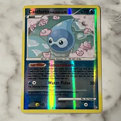 2008 POKEMON D & P LEGENDS AWAKENED CASTFORM RAIN FORM REVERSE HOLO CARD 49/146 - Image 3