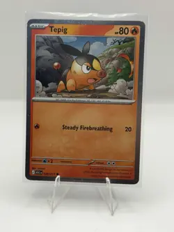 Tepig - (Cosmos Holo) 029/217 Miscellaneous Cards & Products Holo - Image 1