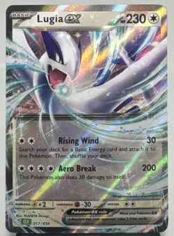 Pokemon TCG Lugia ex 017/034 Trading Card Game Classic Collection Holo Card - Image 1