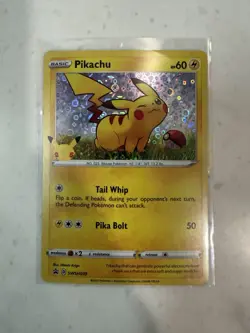 Pikachu SWSH039 SWSH: Sword & Shield Promo Cards Holo Promo Basic HP 60 English - Image 1