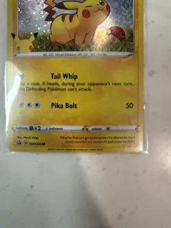 Pikachu SWSH039 SWSH: Sword & Shield Promo Cards Holo Promo Basic HP 60 English - Image 3