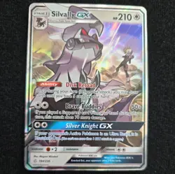 Pokemon TCG Silvally GX Cosmic Eclipse Holo Ultra Rare Card 184/236 - Image 1