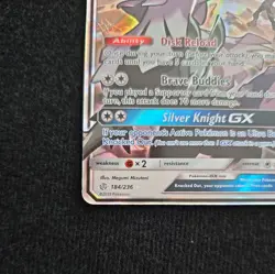 Pokemon TCG Silvally GX Cosmic Eclipse Holo Ultra Rare Card 184/236 - Image 2
