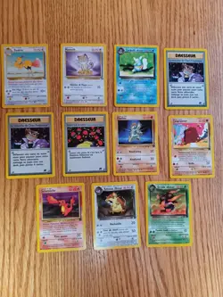 Vintage Pokemon Non English Lot Of 50+ Cards Heavy Played Multiple Sets - Image 2