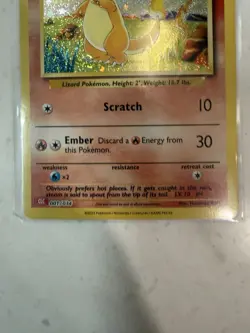 Charmander 001/034 Trading Card Game Classic Holo Classic Collection Basic 50 HP - Image 3