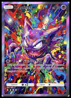 5x Gengar Haunter Fan Art Custom Cards - Image 2