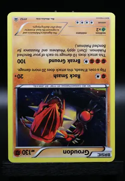 Pokemon Groudon XY52 Holo Promo NM XY Black Star Legendary Card - Image 2