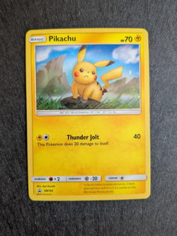 Pikachu Holo SM183 Black Star Promo Pokemon Card NM - Image 1