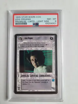 1995 Star Wars CCG Leia Organa PSA 8 NM-MT Premiere Limited Edition Card RARE - Image 3