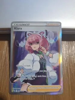 Klara SWSH302 NM Full Art Holofoil Promo Rare Pokemon Card - Image 1