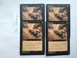 4x Lab Rats Stronghold MTG Great Condition - Image 1