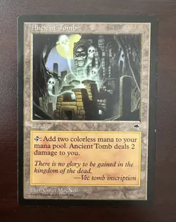 Magic The Gathering TCG 1997 Tempest Ancient Tomb #315 Lightly Played RARE 🔥 - Image 1