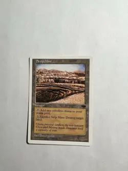 Strip Mine Anthologies Regular Mtg Magic The Gathering - Image 1