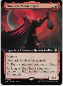 MTG Zhao the Moon Slayer Extended Art Normal NM Avatar: The Last Airbender Magic - Image 1