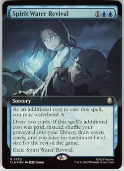 MTG Spirit Water Revival Extended Art Foil NM Avatar Last Airbender Magic 370 - Image 1