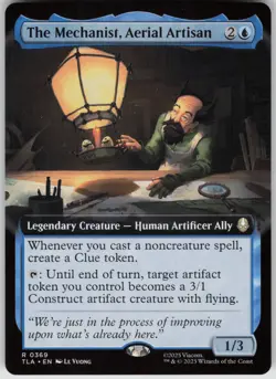 MTG The Mechanist Aerial Artisan Extended Art NM Avatar Last Airbender Magic 369 - Image 1