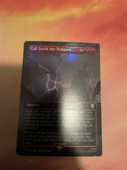 MTG Call Forth the Tempest (Borderless) Foil NM Commander Lord of the Rings LOTR - Image 1