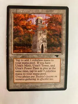 Urza's Tower, Forest - Antiquities - MTG Magic the Gathering Heavily Played - Image 1