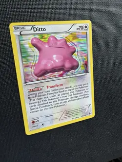 Ditto 108/149 Holo Boundaries Crossed Pokemon Card 2012 LP - Image 2