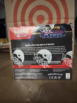 Pokemon TCG Phantasmal Flames Booster Box Factory Sealed WITH Acrylic Case! - Image 4