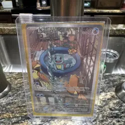 Pokemon Squirtle Illustration Rare Holo 148/142 Stellar Crown 60 HP English - Image 2