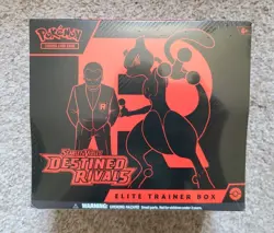 Pokemon TCG Destined Rivals ETB Elite Trainer Box Factory Sealed 2025 English SV - Image 1