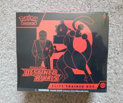 Pokemon TCG Destined Rivals ETB Elite Trainer Box Factory Sealed 2025 English SV - Image 1