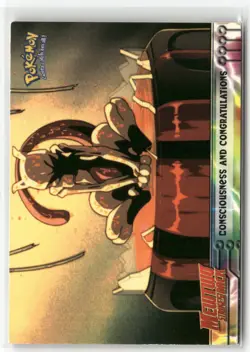 Pokemon Topps Mewtwo Strikes Back Consciousness and Congratulations #3 Non Holo - Image 1