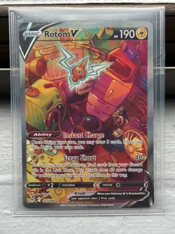 Pokemon TCG: Rotom V (Alternate Full Art) 177/196 Swsh11: Lost Origin Holo - Image 3